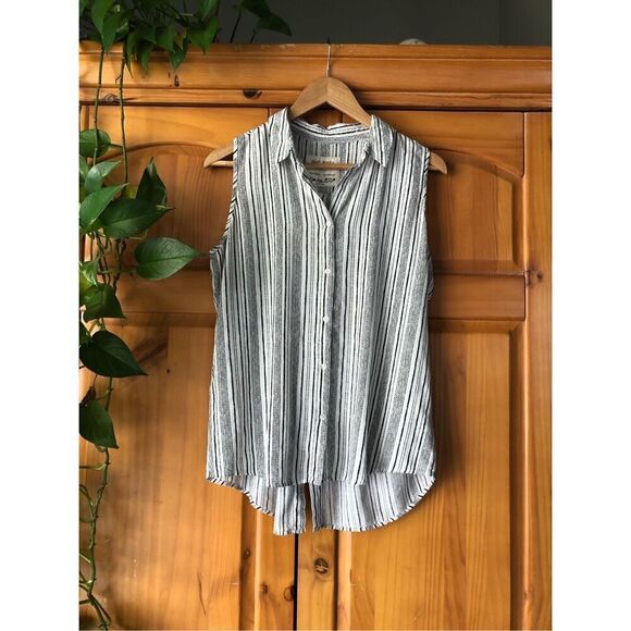 Girl Krazy Women Tops Button Down Shirts Multi Rayon SZ L - Picture 3 of 11